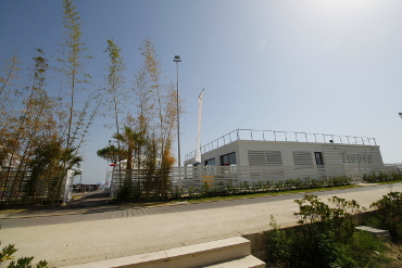 lido balneare tropix visto dal lungomare di schiavonea