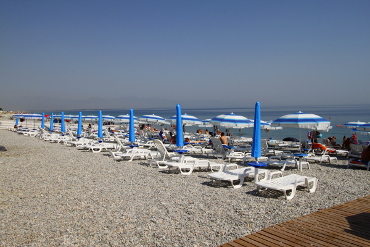 relax sulla spiaggia di schiavonea